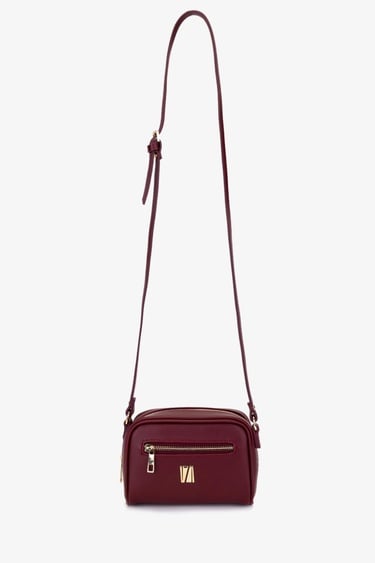  Valmenti Kadın Suni Deri Bordo Postacı Çanta