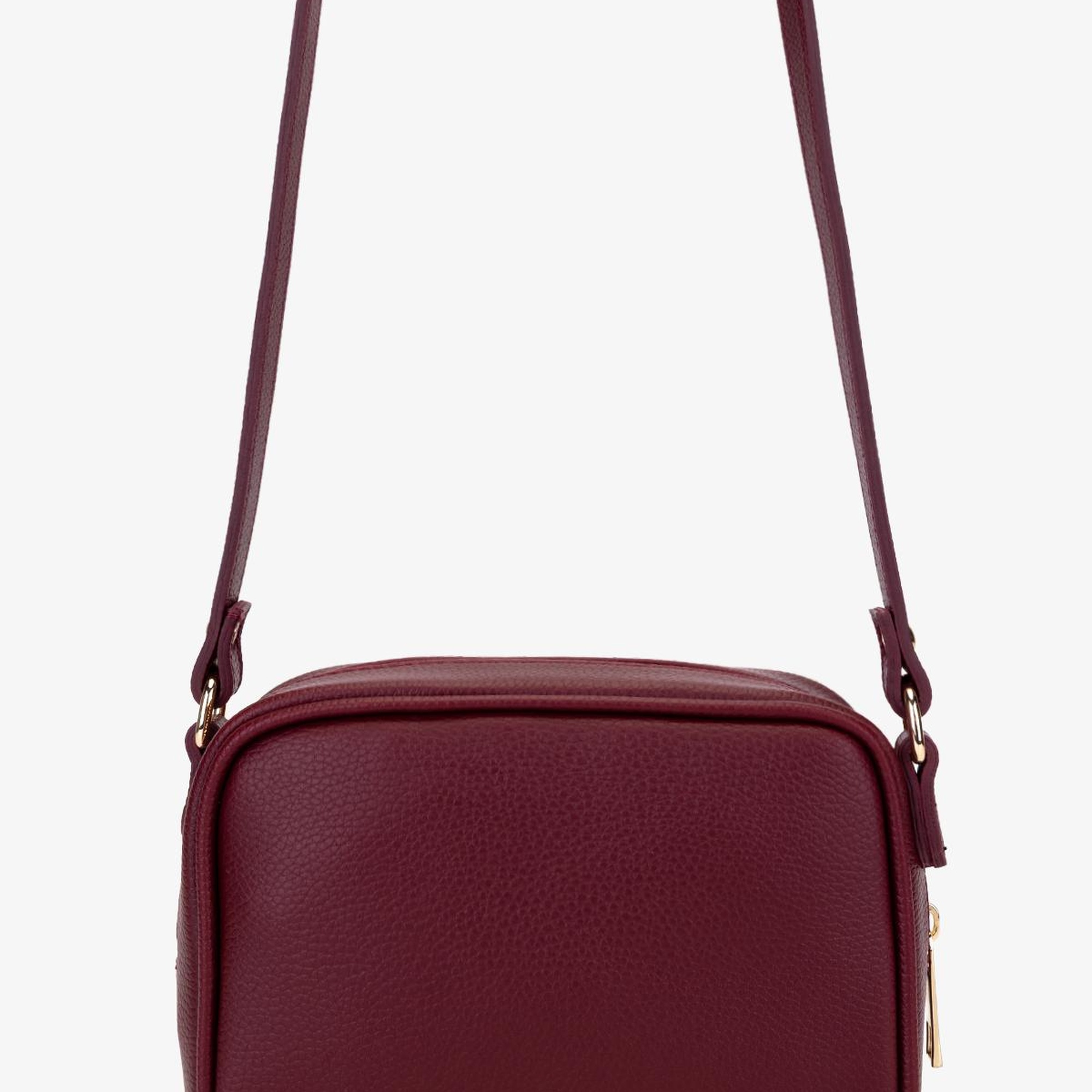 Valmenti Kadın Suni Deri Bordo Postacı Çanta