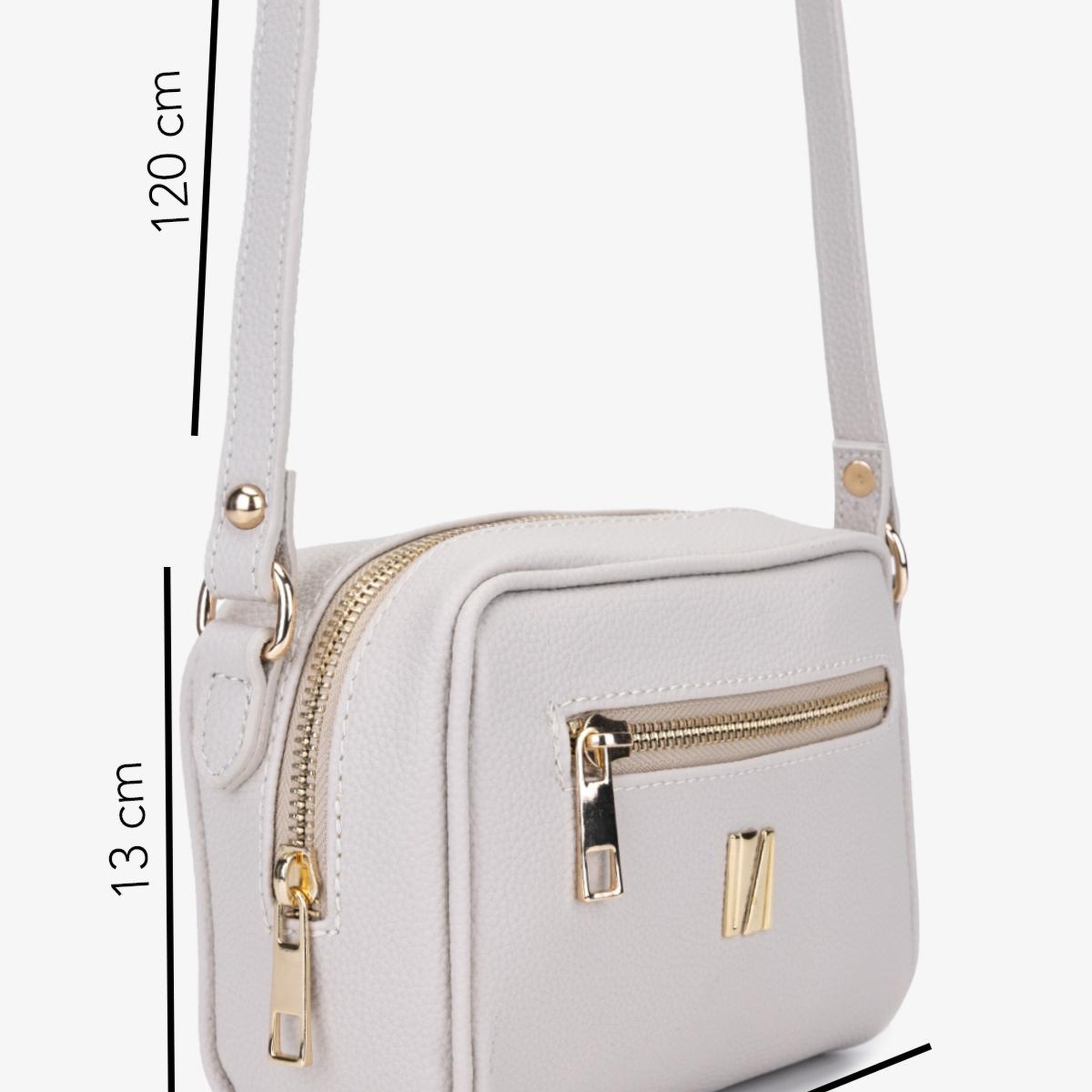 Valmenti Kadın Suni Deri Bej Postacı Çanta