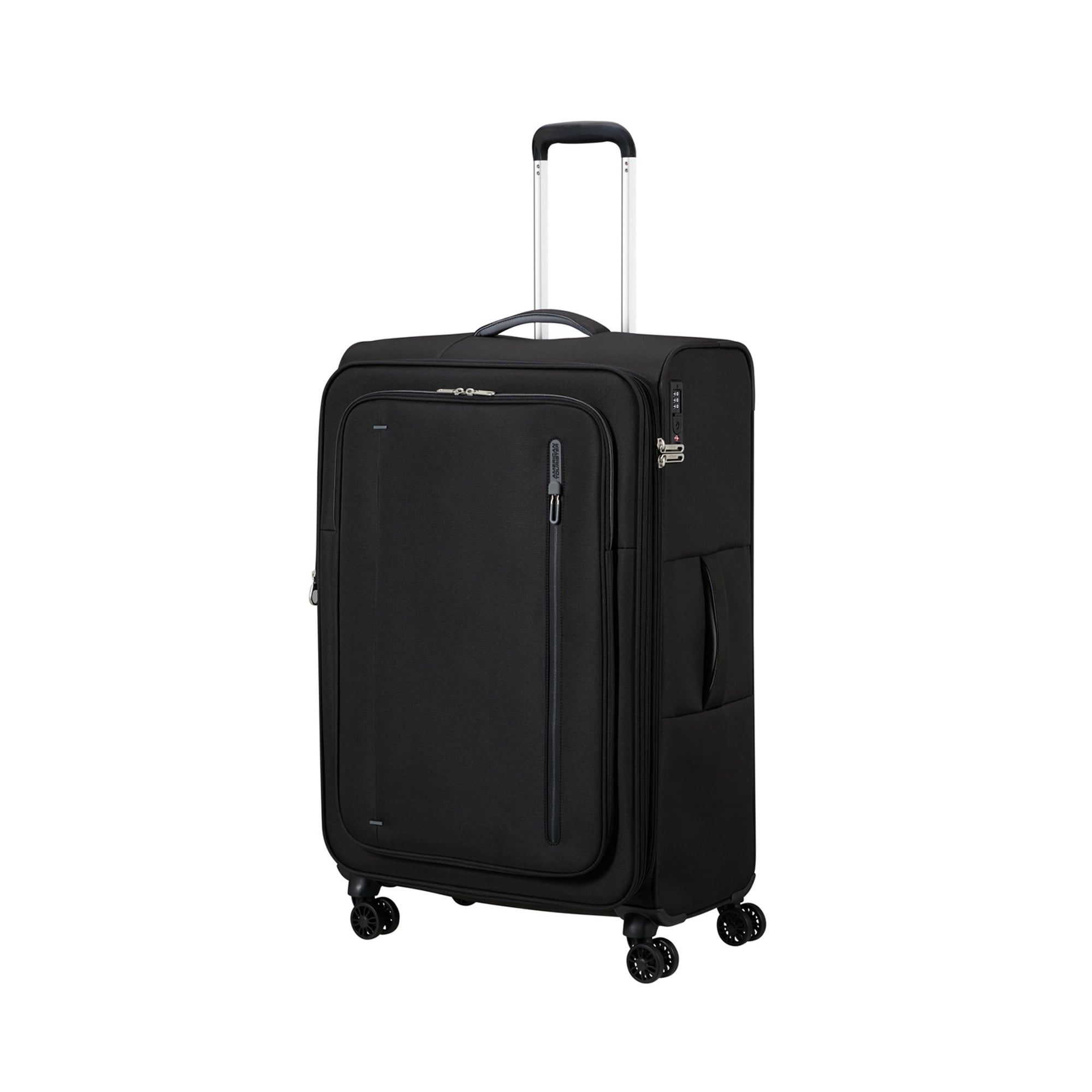 American Tourister Siyah Cloudrider 4 Tekerlekli Büyük Boy Valiz 78 cm