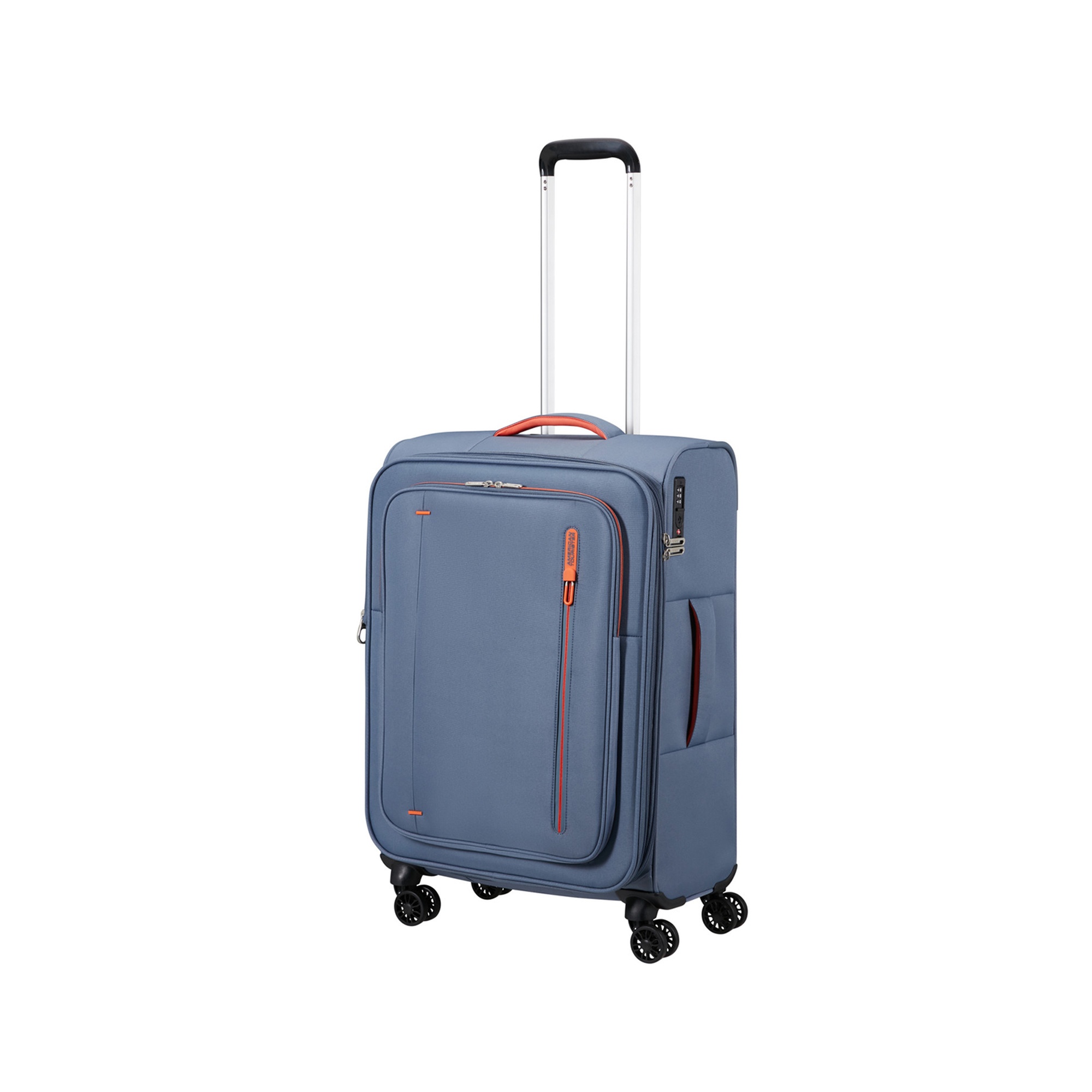 American Tourister Mavi Cloudrider 4 Tekerlekli Orta Boy Valiz 67 cm