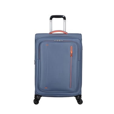  American Tourister Mavi Cloudrider 4 Tekerlekli Orta Boy Valiz 67 cm