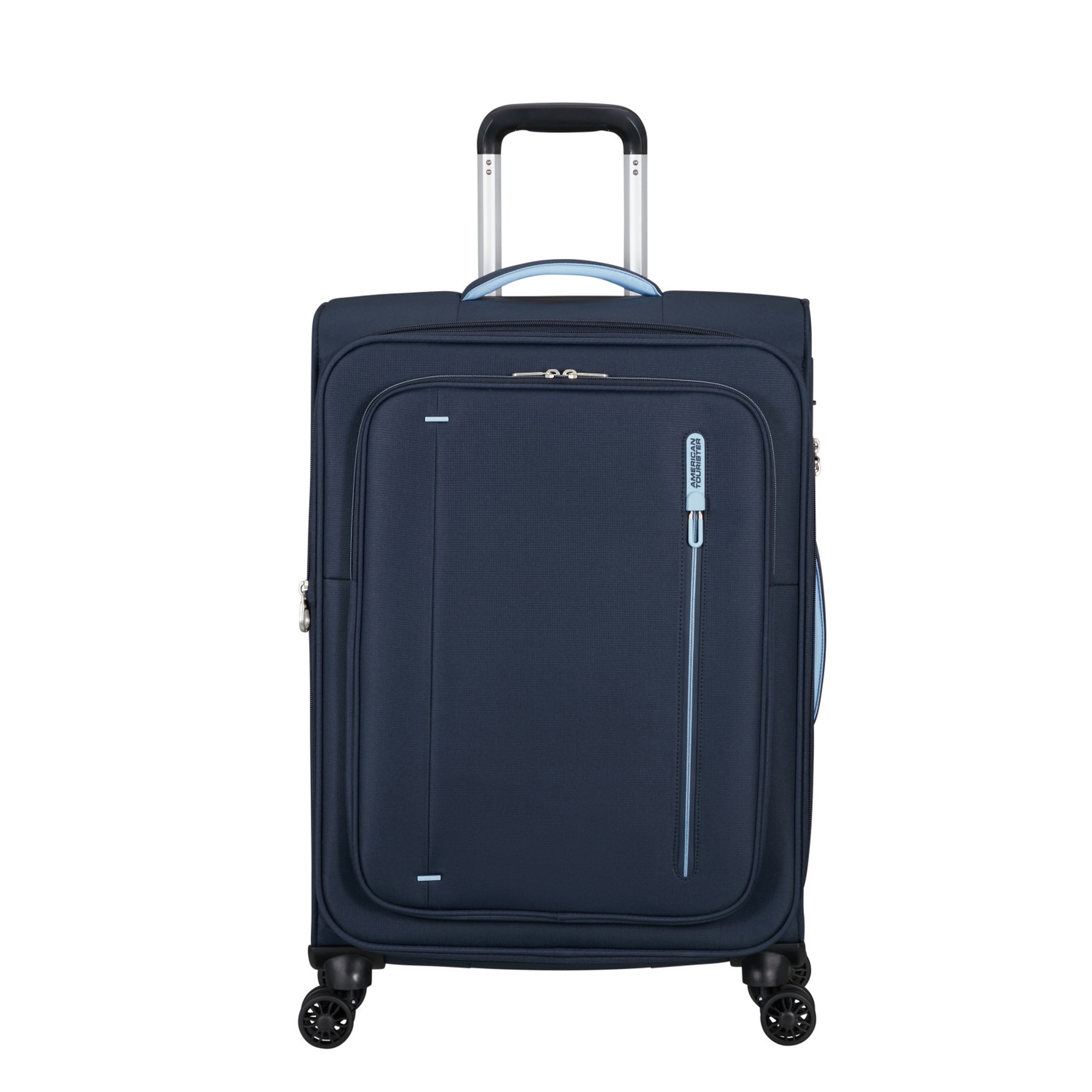 American Tourister Lacivert Cloudrider 4 Tekerlekli Orta Boy Valiz 67 cm