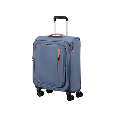  American Tourister Mavi Cloudrider 4 Tekerlekli Kabin Boy Valiz 55 cm