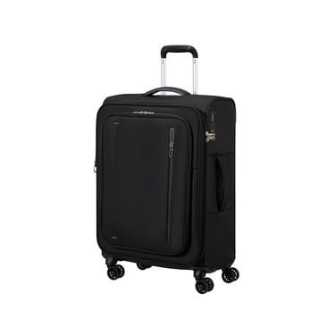  American Tourister Siyah Cloudrider 4 Tekerlekli Orta Boy Valiz 67 cm