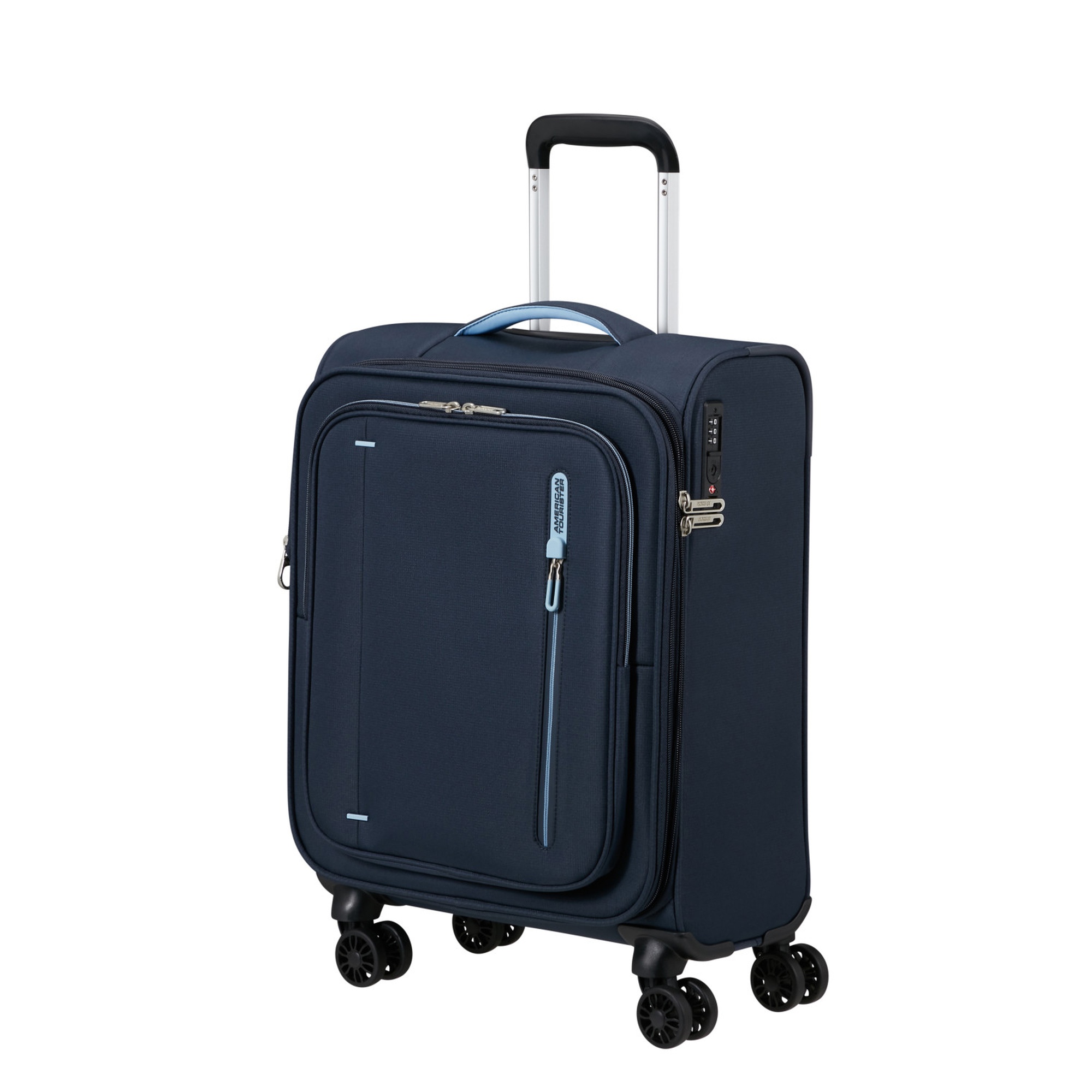 American Tourister Lacivert Cloudrider 4 Tekerlekli Kabin Boy Valiz 55 cm