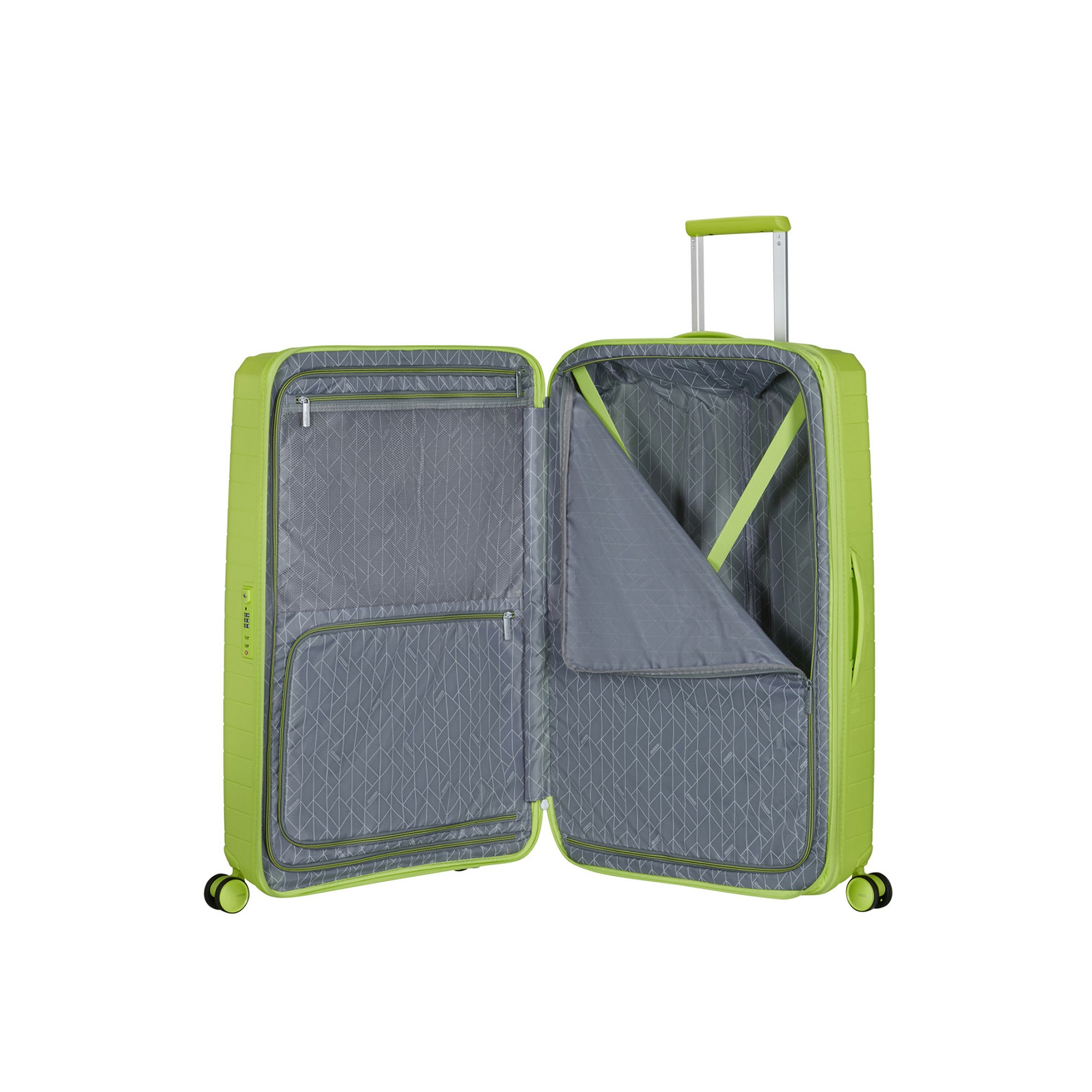 American Tourister Yeşil Fastforward Spinner Körüklü 79/29 Büyük Boy Valiz