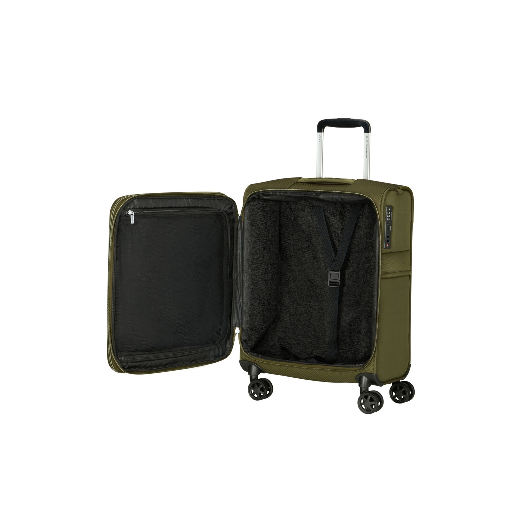 Samsonite Yeşil Urbify-Spinner Kabin Boy Valiz