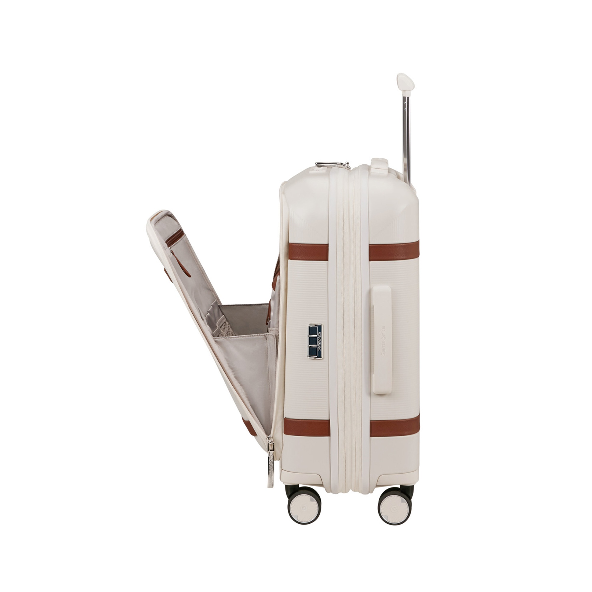 Samsonite Krem Image Spinner Körüklü - 55/20 Kabin Boy Valiz