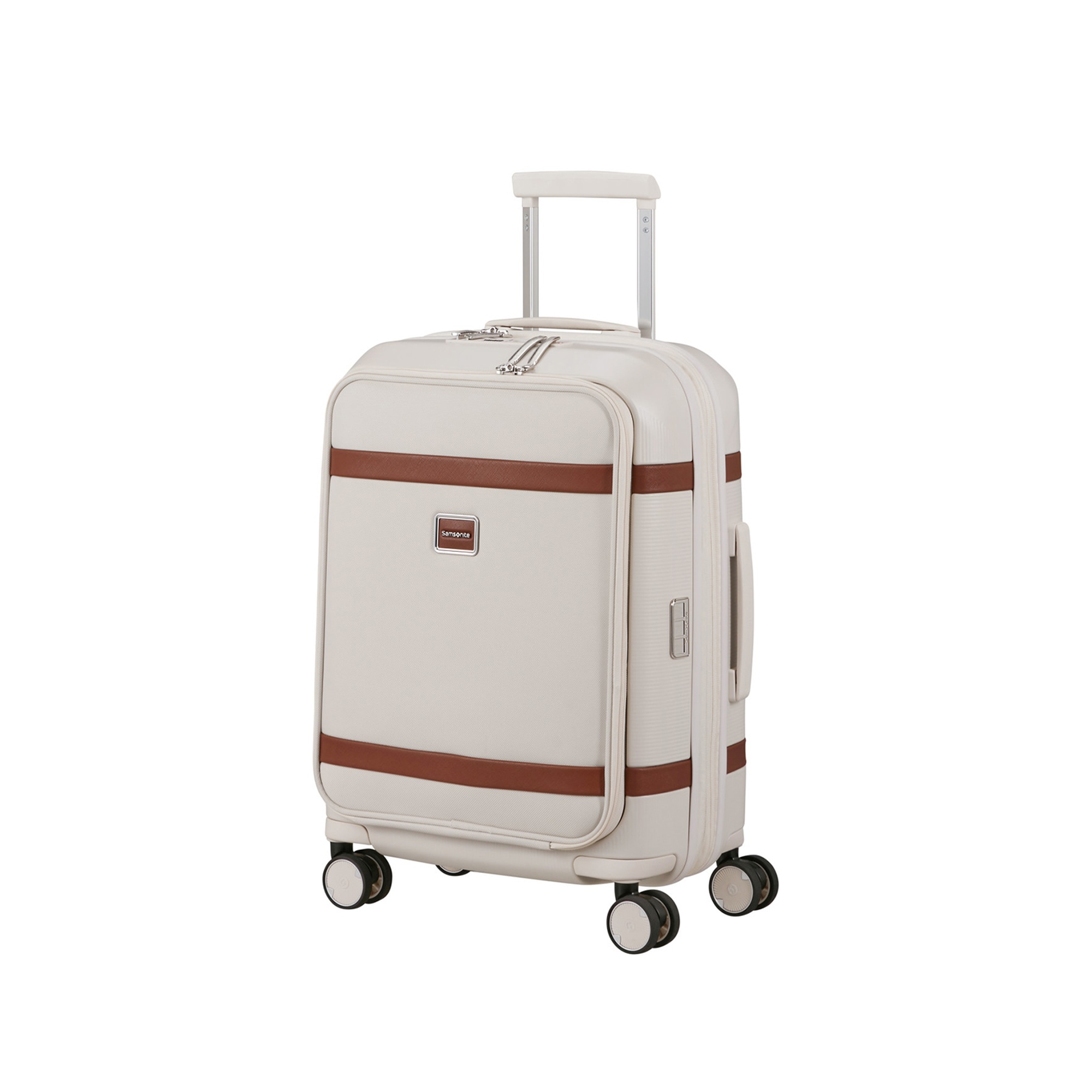Samsonite Krem Image Spinner Körüklü - 55/20 Kabin Boy Valiz