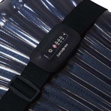  Samsonite Siyah Ta Revolution TSA Kilitli Valiz Kemeri