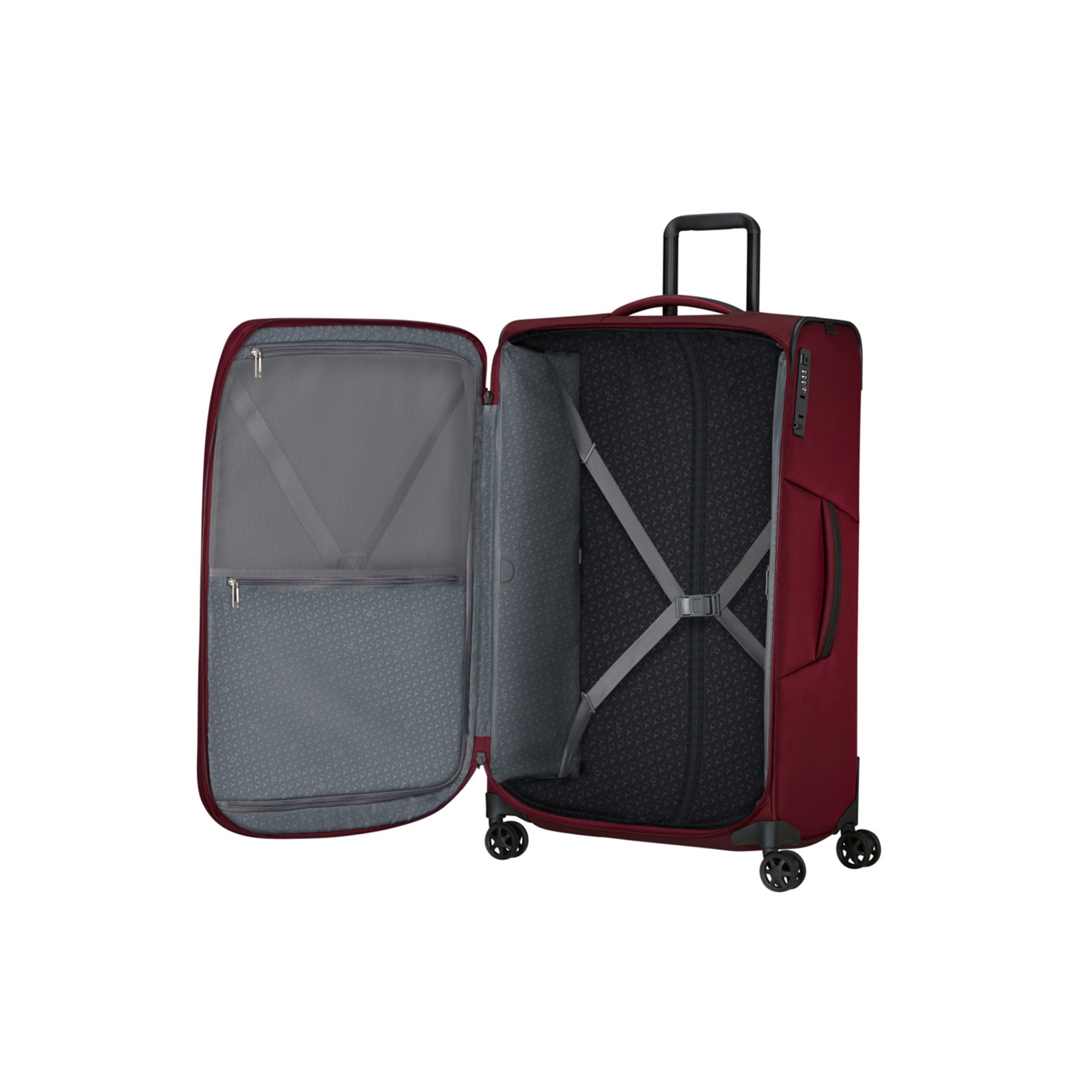 Samsonite Bordo Spinner Respark 4 Tekerlekli 79 cm Büyük Boy Valiz