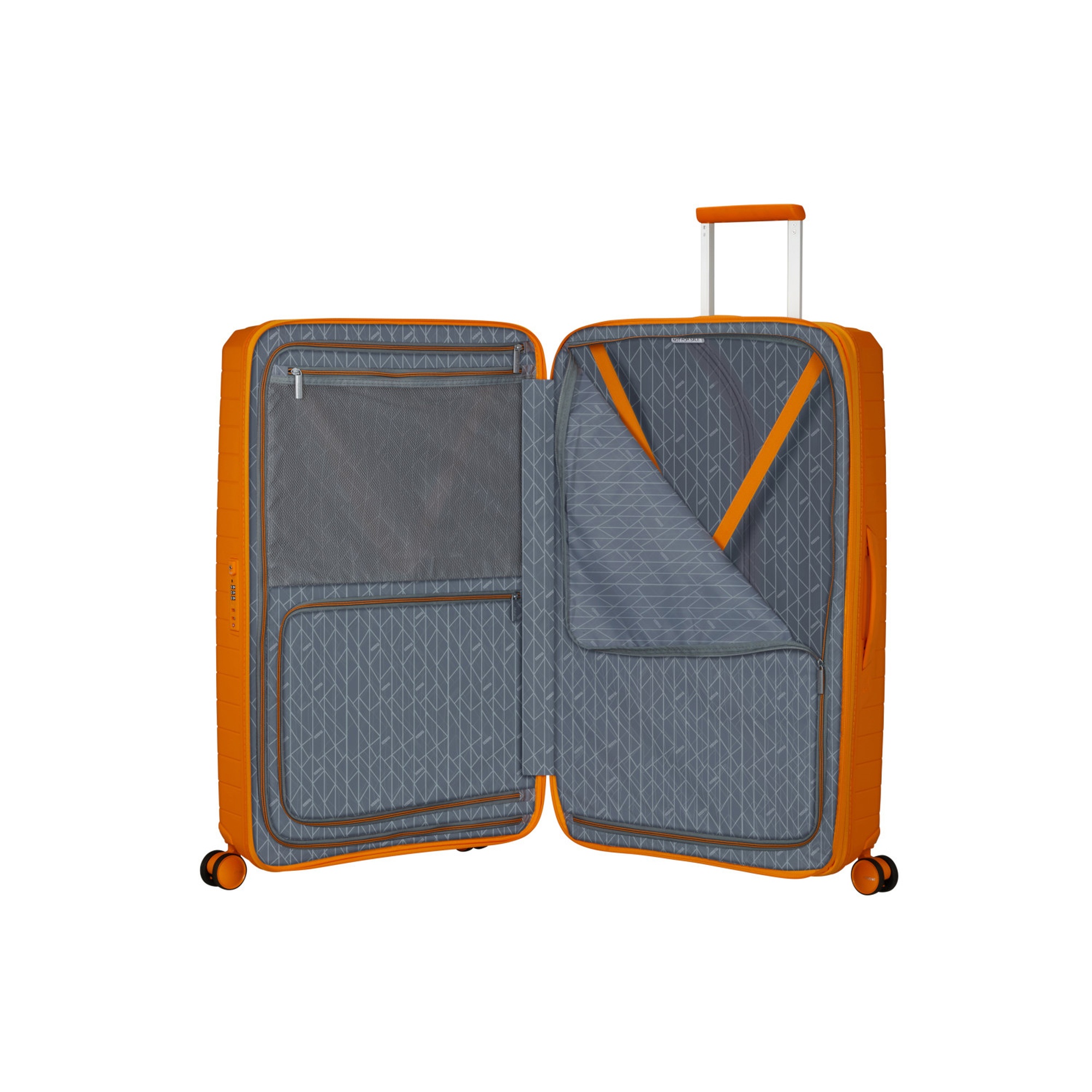 American Tourister Turuncu Fastforward Spinner Körüklü 79/29 Büyük Boy Valiz