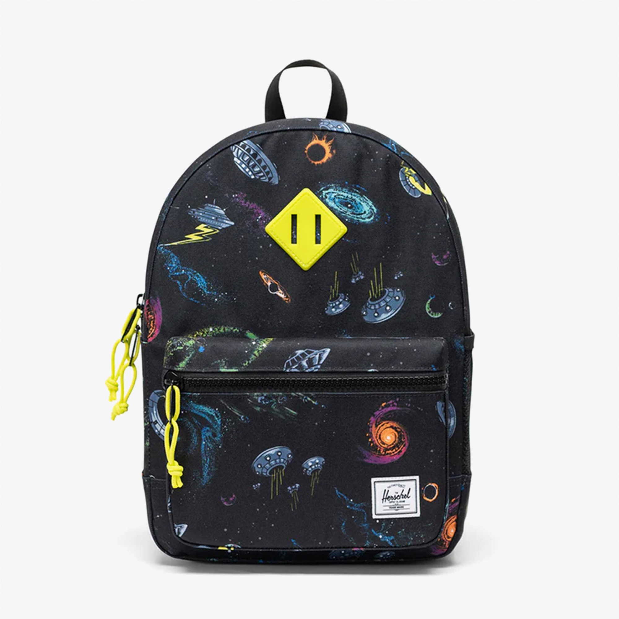 Herschel Heritage Ufo Galaxy Çocuk Siyah Sırt Çantası