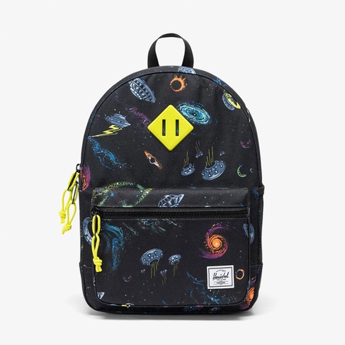  Herschel Heritage Ufo Galaxy Çocuk Siyah Sırt Çantası