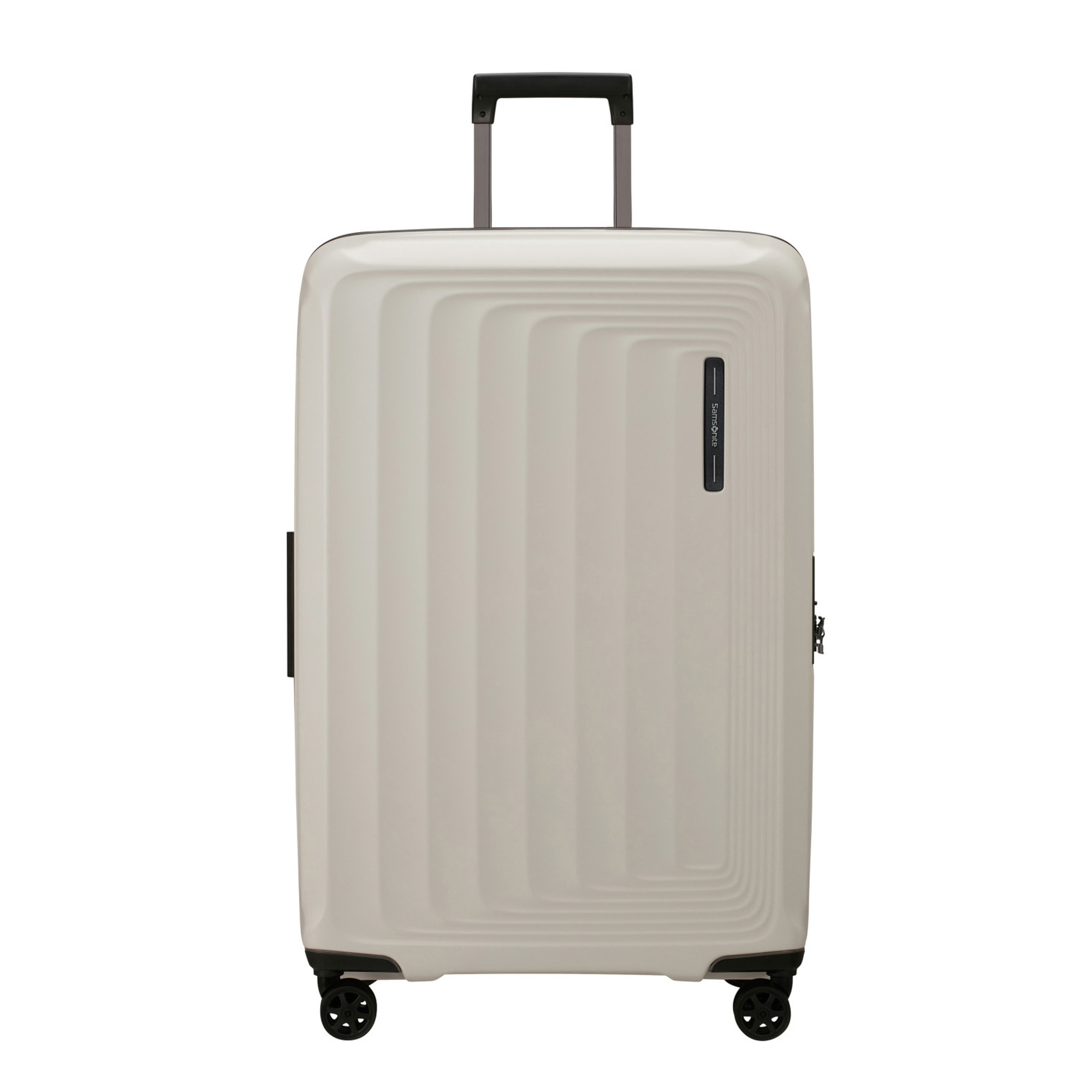 Samsonite Bej Spinner Nuon Körüklü 4 Tekerlekli 75 cm Büyük Boy Valiz