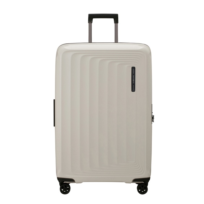  Samsonite Bej Spinner Nuon Körüklü 4 Tekerlekli 75 cm Büyük Boy Valiz
