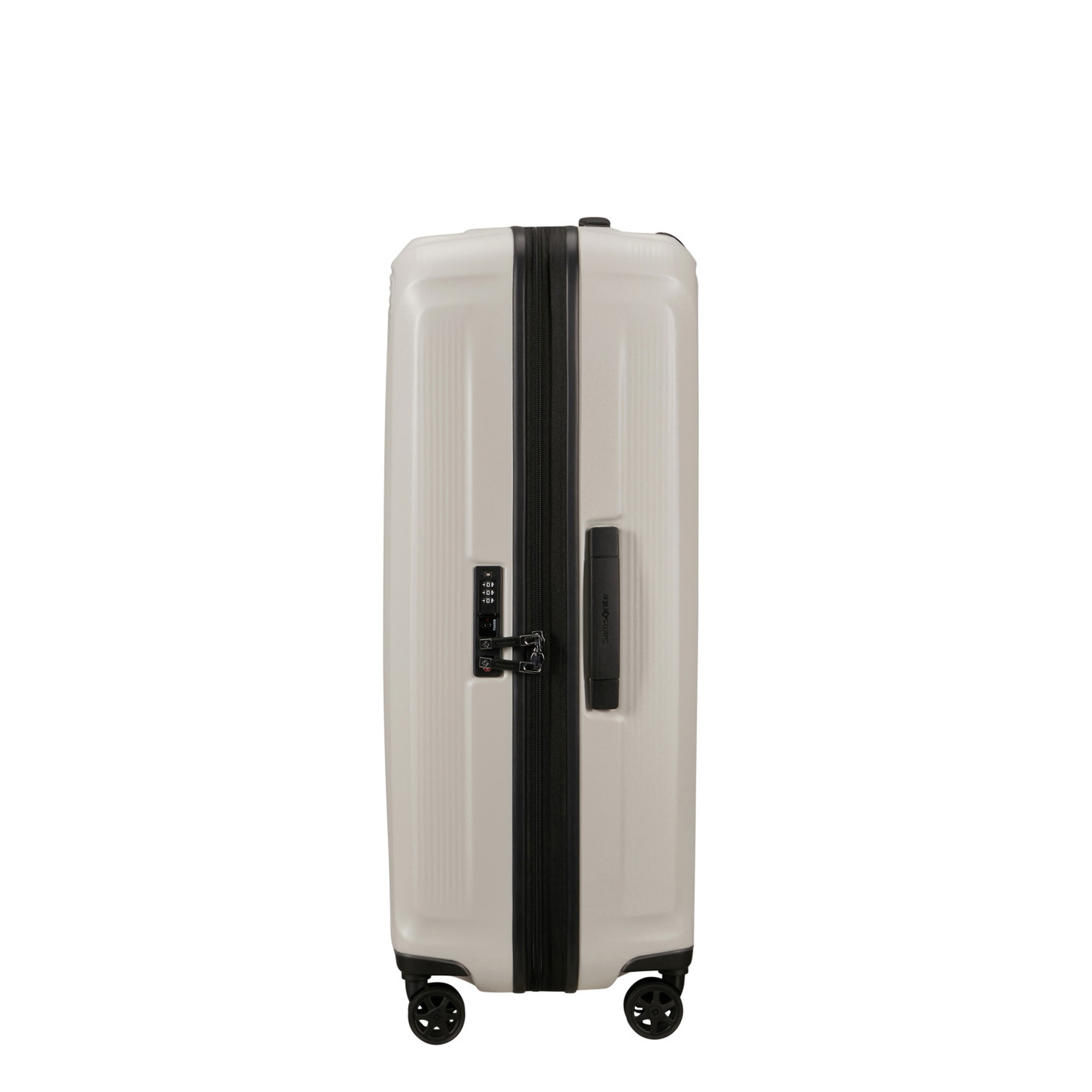 Samsonite Bej Spinner Nuon Körüklü 4 Tekerlekli 75 cm Büyük Boy Valiz