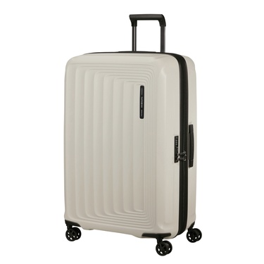  Samsonite Bej Spinner Nuon Körüklü 4 Tekerlekli 75 cm Büyük Boy Valiz