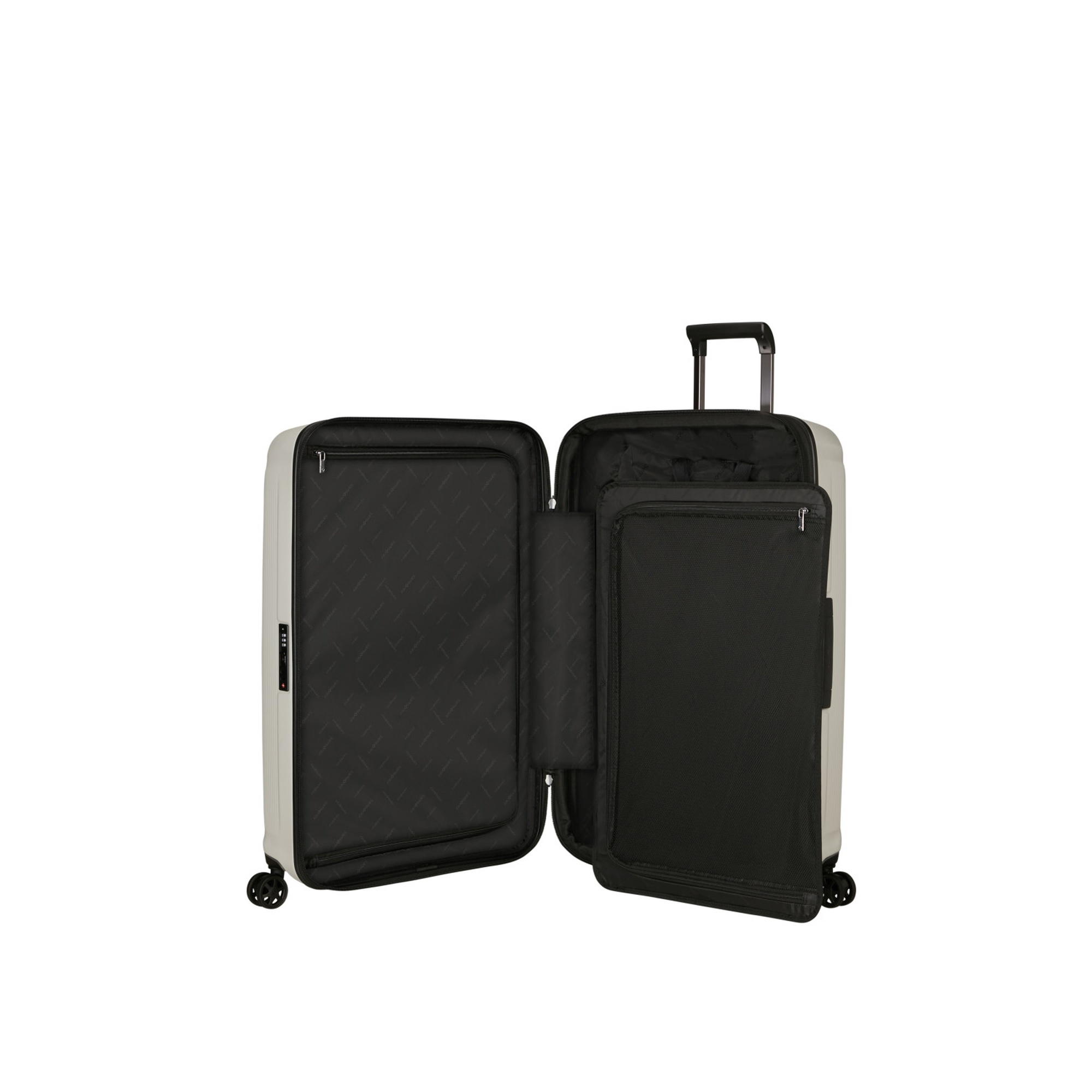 Samsonite Bej Spinner Nuon Körüklü 4 Tekerlekli 75 cm Büyük Boy Valiz