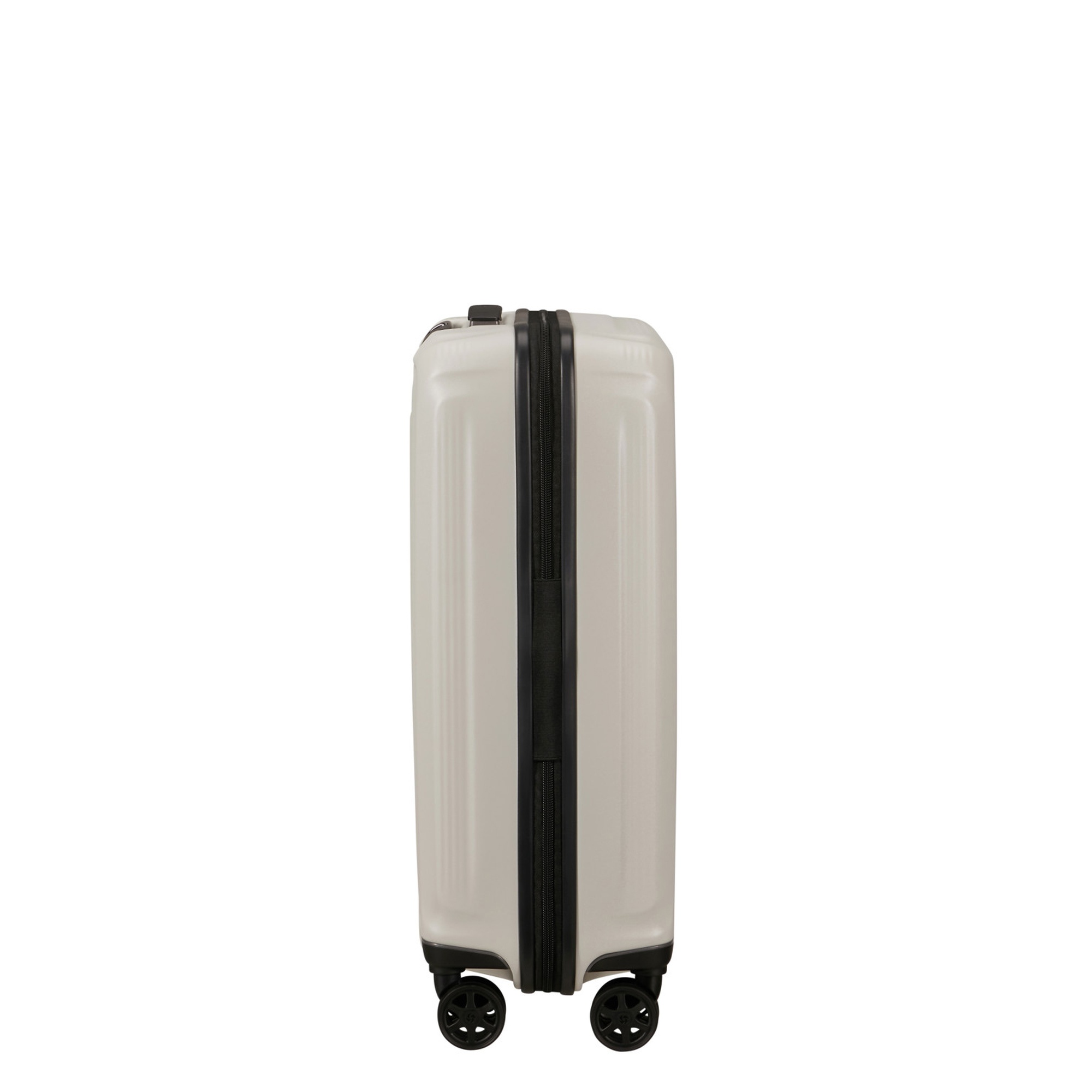 Samsonite Bej Spinner Nuon Körüklü 4 Tekerlekli 55 cm Kabin Boy Valiz