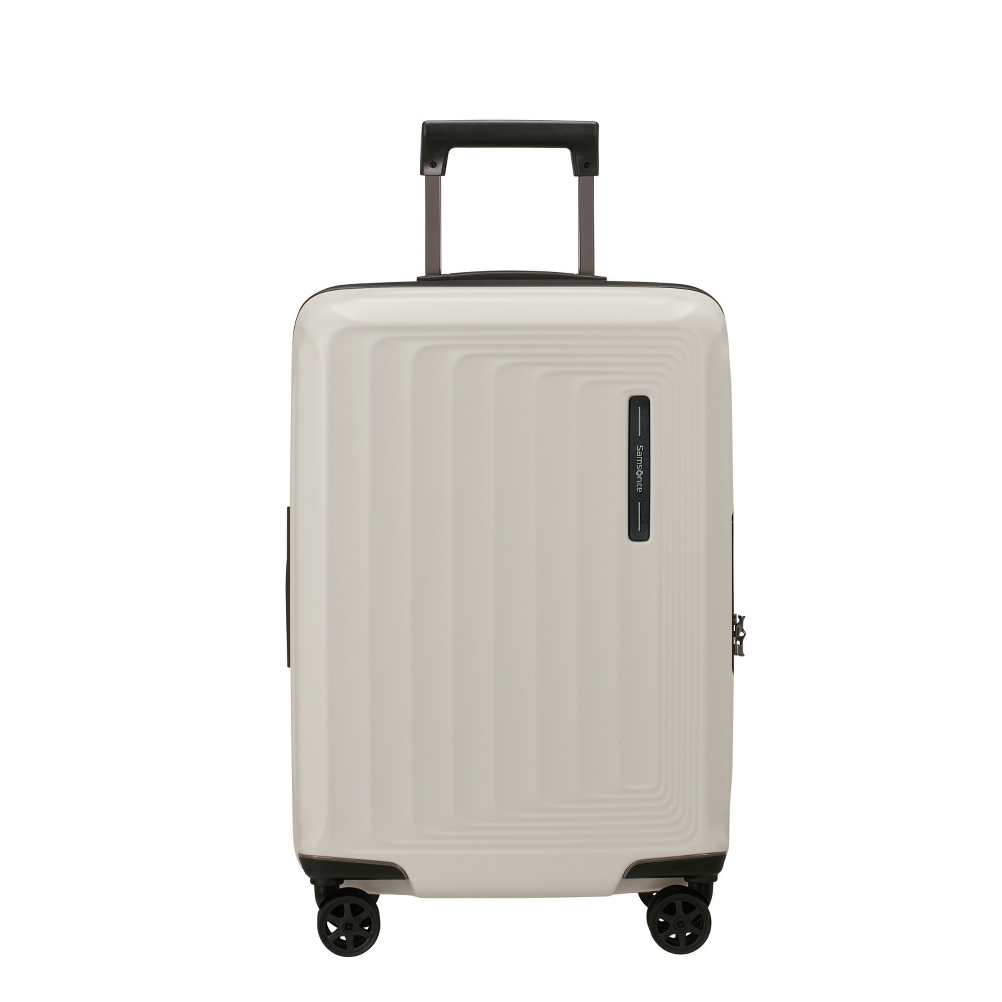 Samsonite Bej Spinner Nuon Körüklü 4 Tekerlekli 55 cm Kabin Boy Valiz