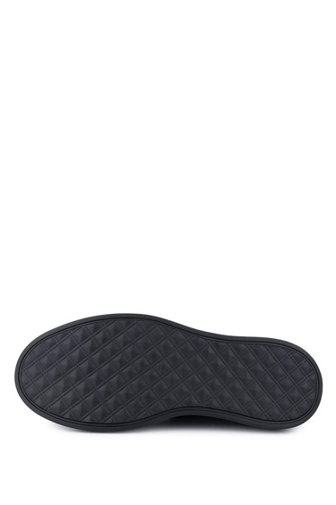  Tamer Tanca Erkek Hakiki Deri Siyah Sneakers & Spor Ayakkabı