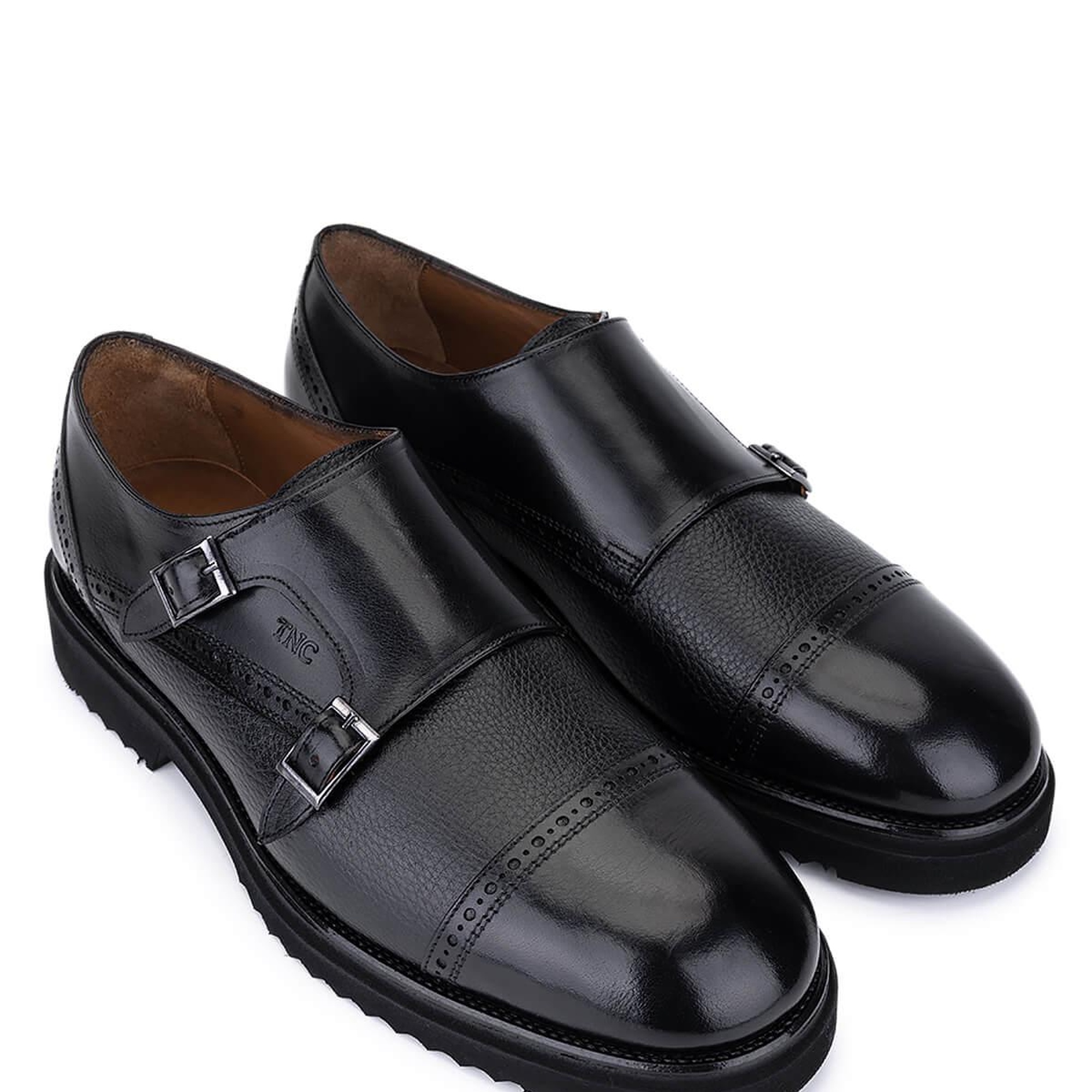 Tamer Tanca Erkek Hakiki Deri Siyah Klasik Ayakkabı