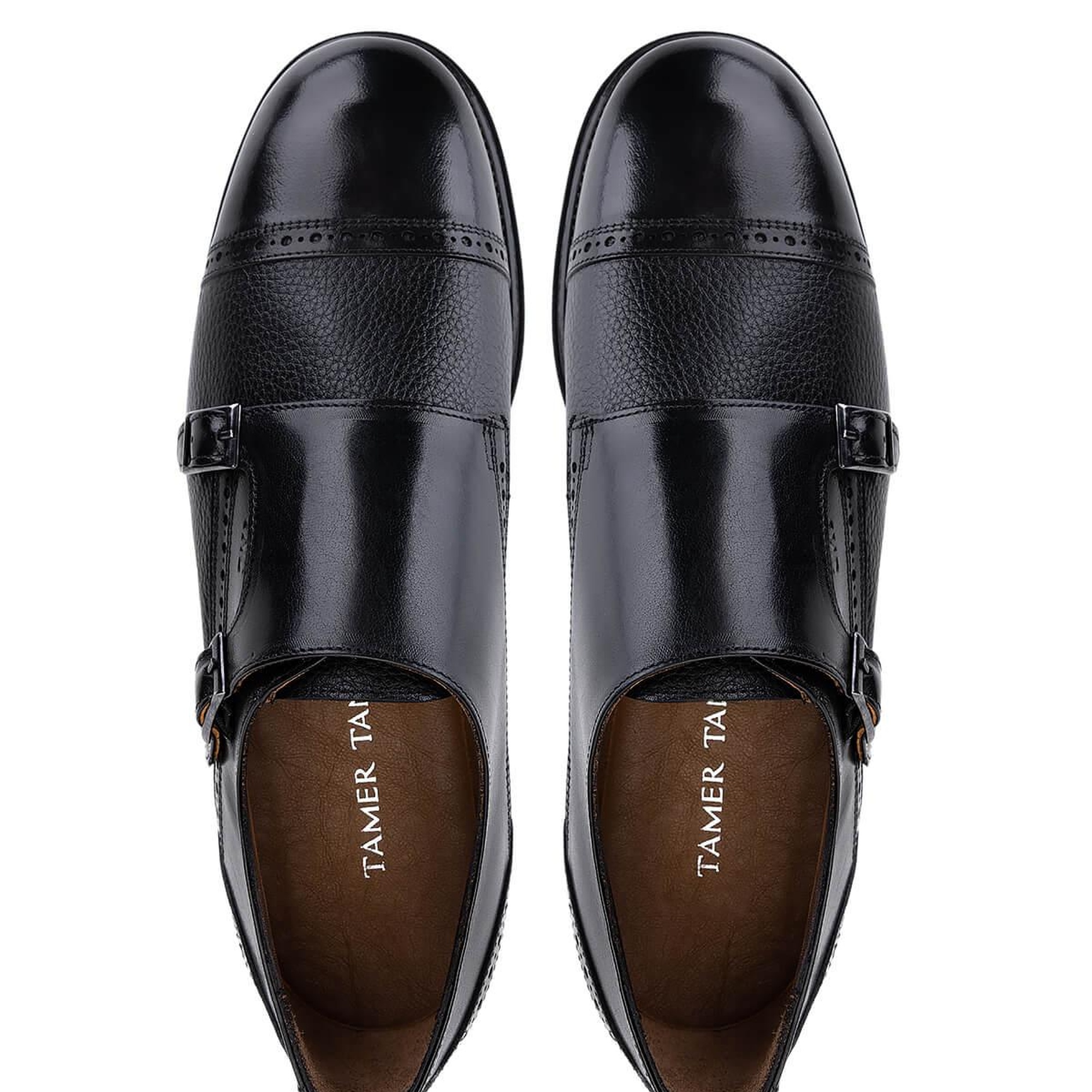 Tamer Tanca Erkek Hakiki Deri Siyah Klasik Ayakkabı