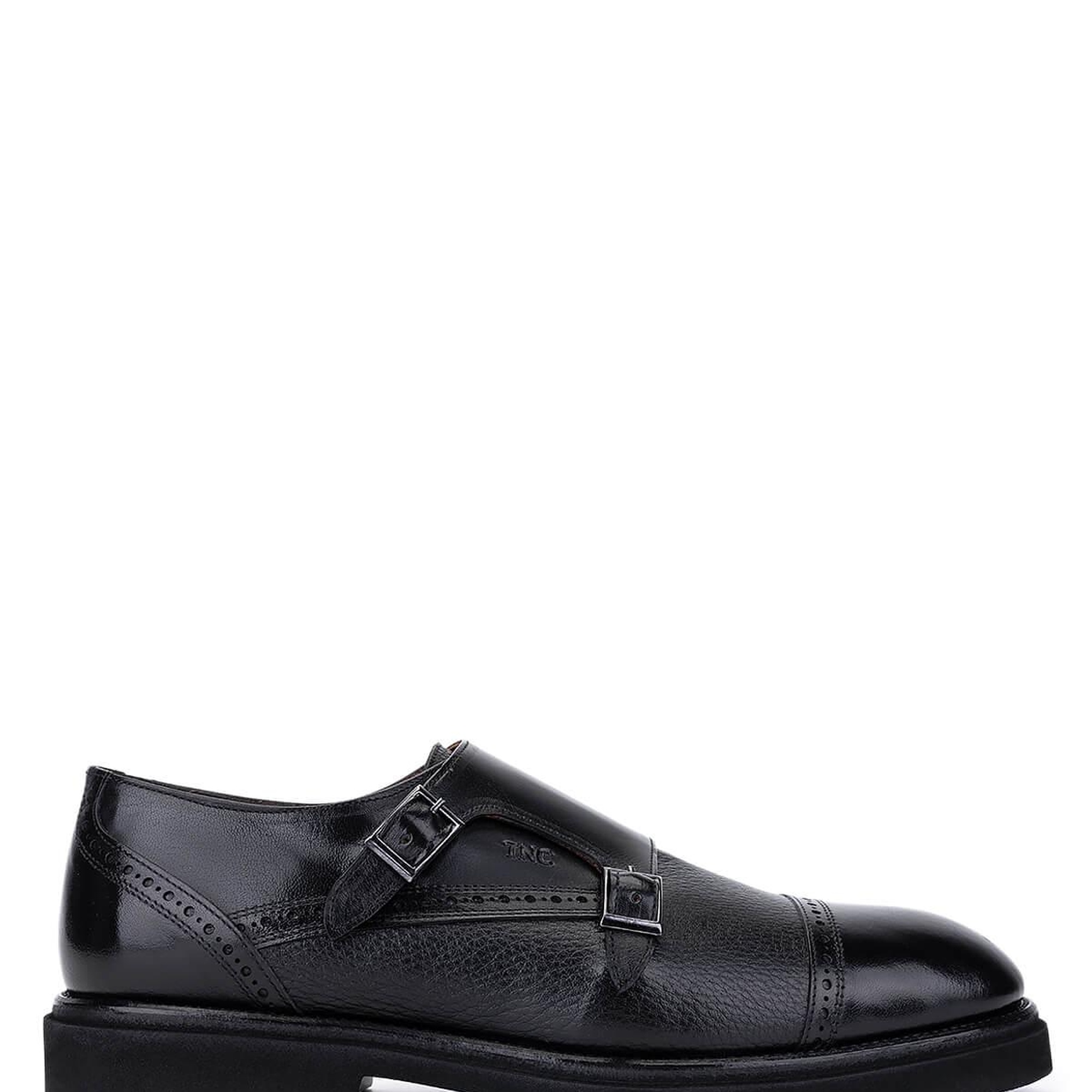 Tamer Tanca Erkek Hakiki Deri Siyah Klasik Ayakkabı