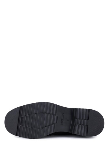  Tamer Tanca Erkek Hakiki Deri Siyah Klasik Ayakkabı