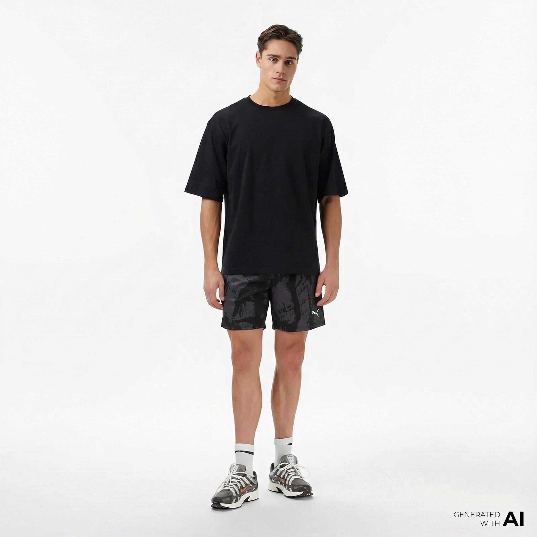  Puma Train All Day Erkek Siyah Antrenman Şortu