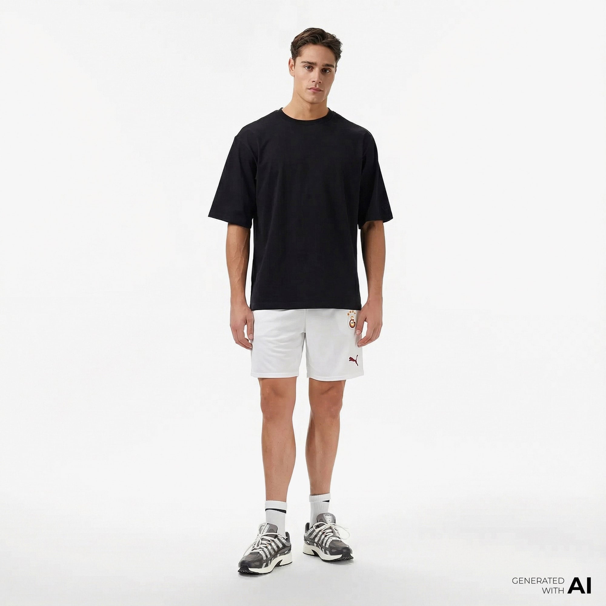 Puma Galatasaray 2024-25 Deplasman Erkek Beyaz Futbol Şortu