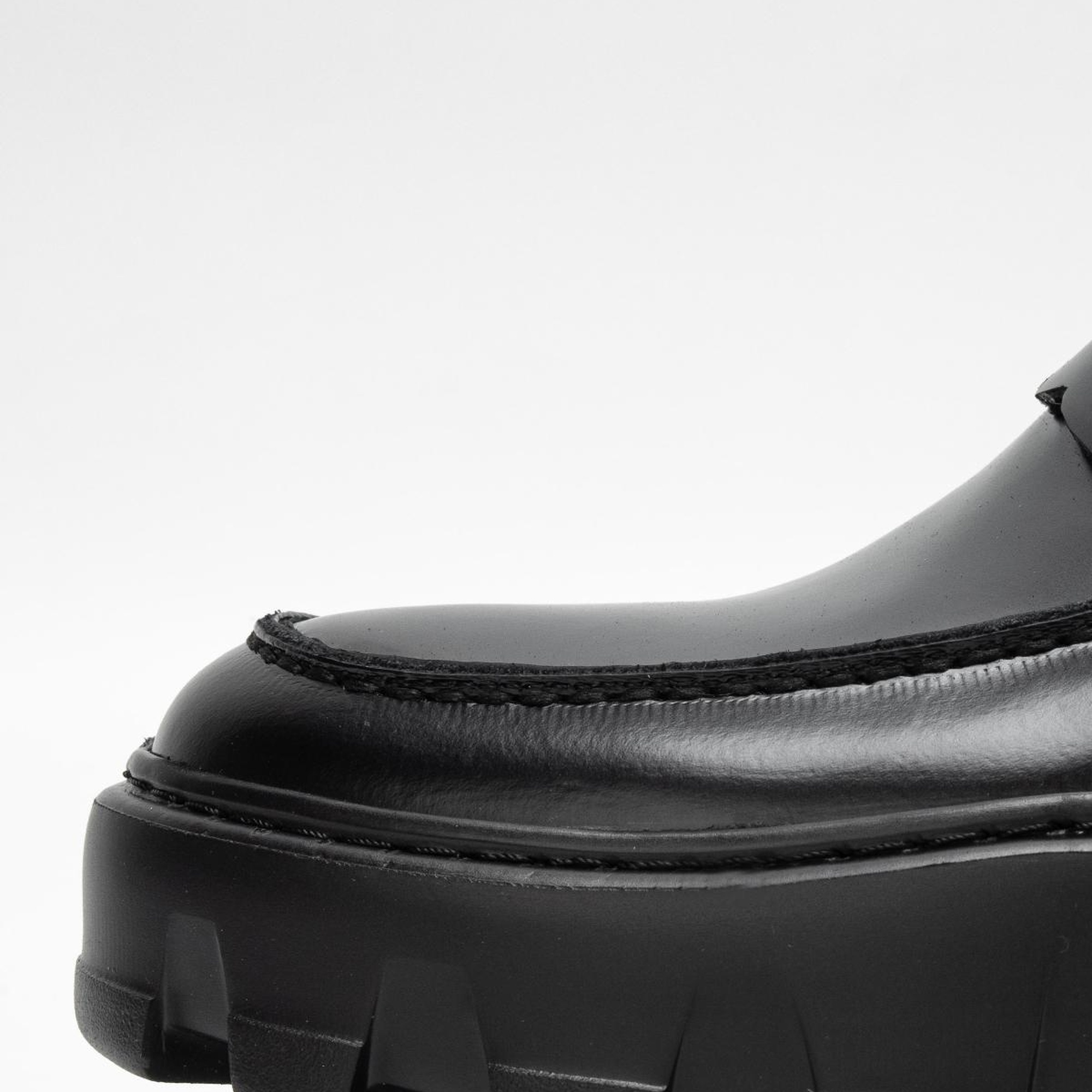 Valmenti Erkek Siyah Açma Hakiki Deri Loafer Ayakkabı