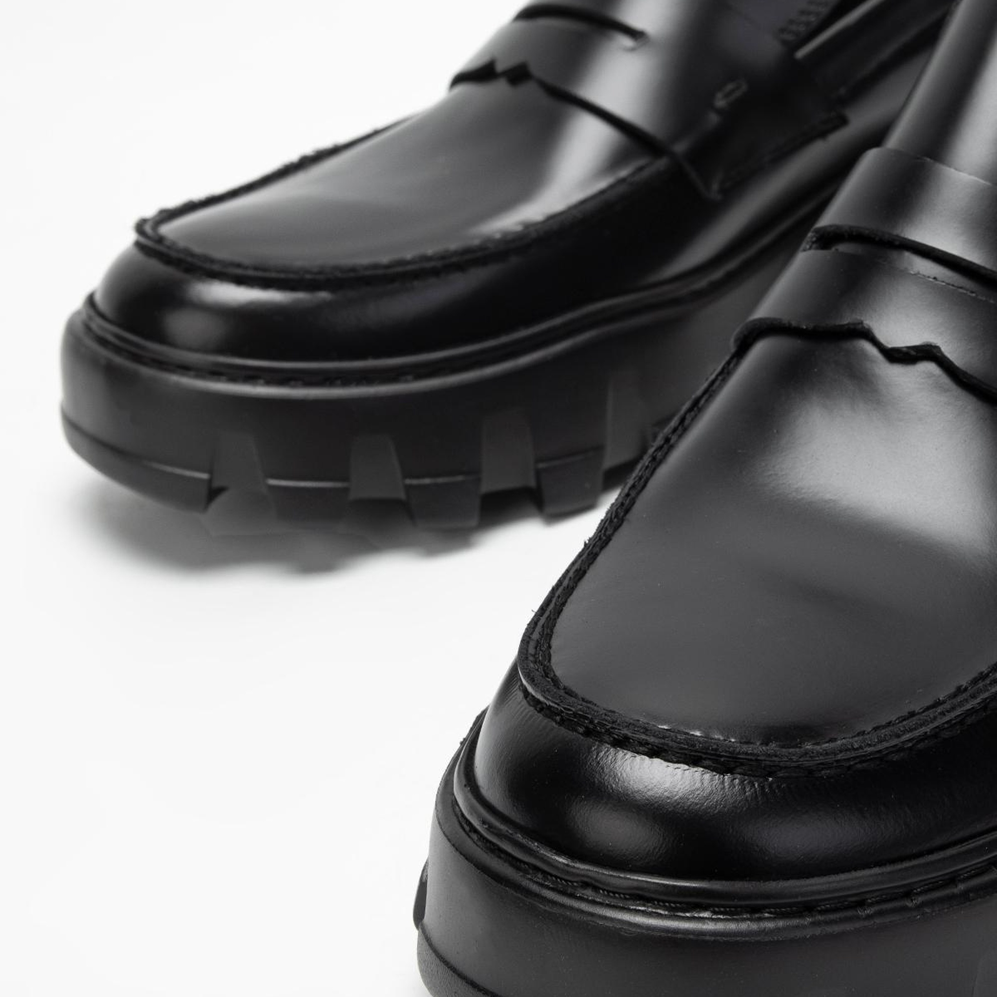 Valmenti Erkek Siyah Açma Hakiki Deri Loafer Ayakkabı