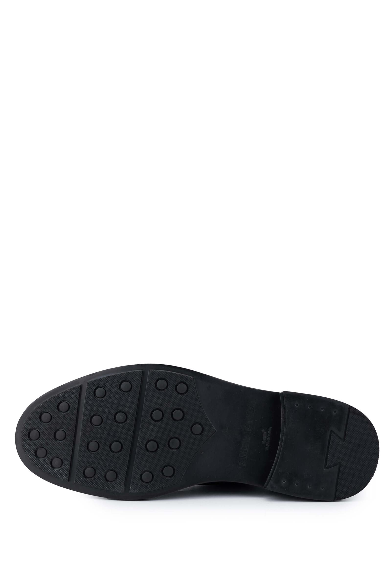 Tamer Tanca Tamer Tanca Erkek Hakiki Deri Siyah Floter Casual Ayakkabı | FashFed Siyah - 4. görsel