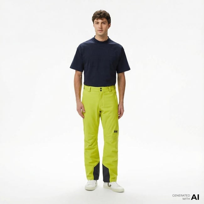  Helly Hansen Erkek Sarı Kayak Pantolonu
