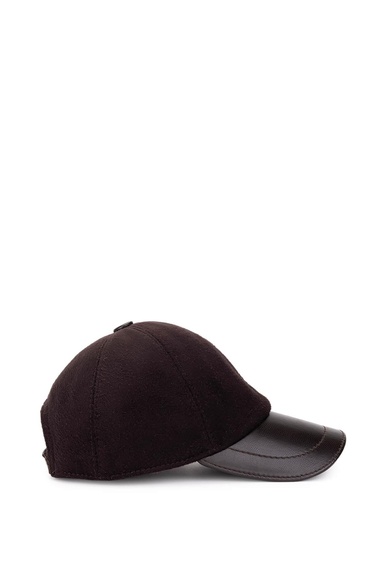  Tamer Tanca Erkek Hakiki Deri Kahverengi Şapka