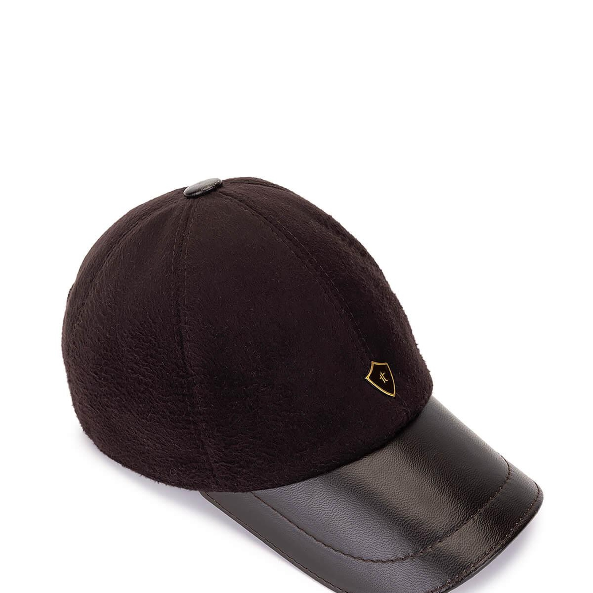 Tamer Tanca Erkek Hakiki Deri Kahverengi Şapka