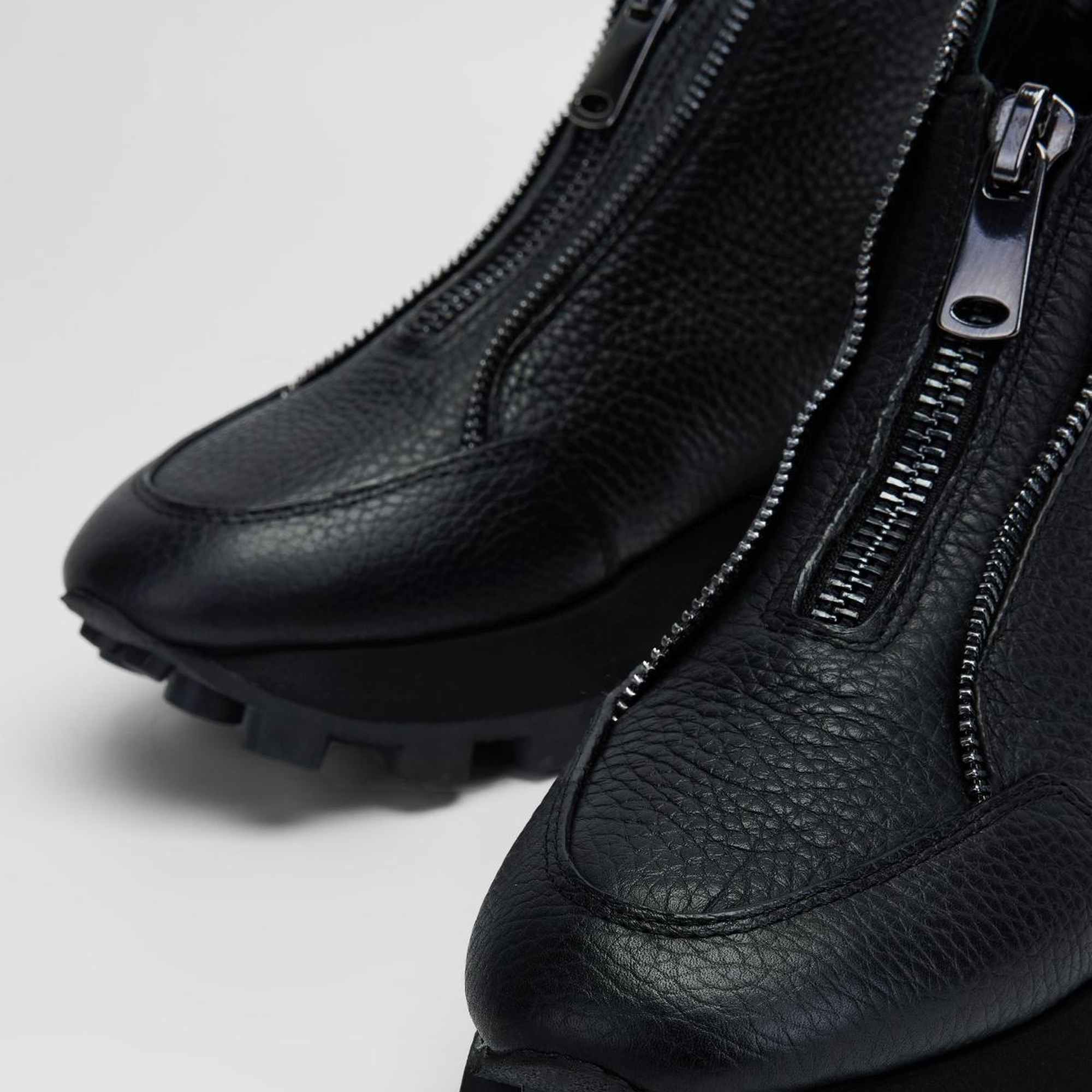 Valmenti Kadın Siyah Floter Hakiki Deri Casual Bot