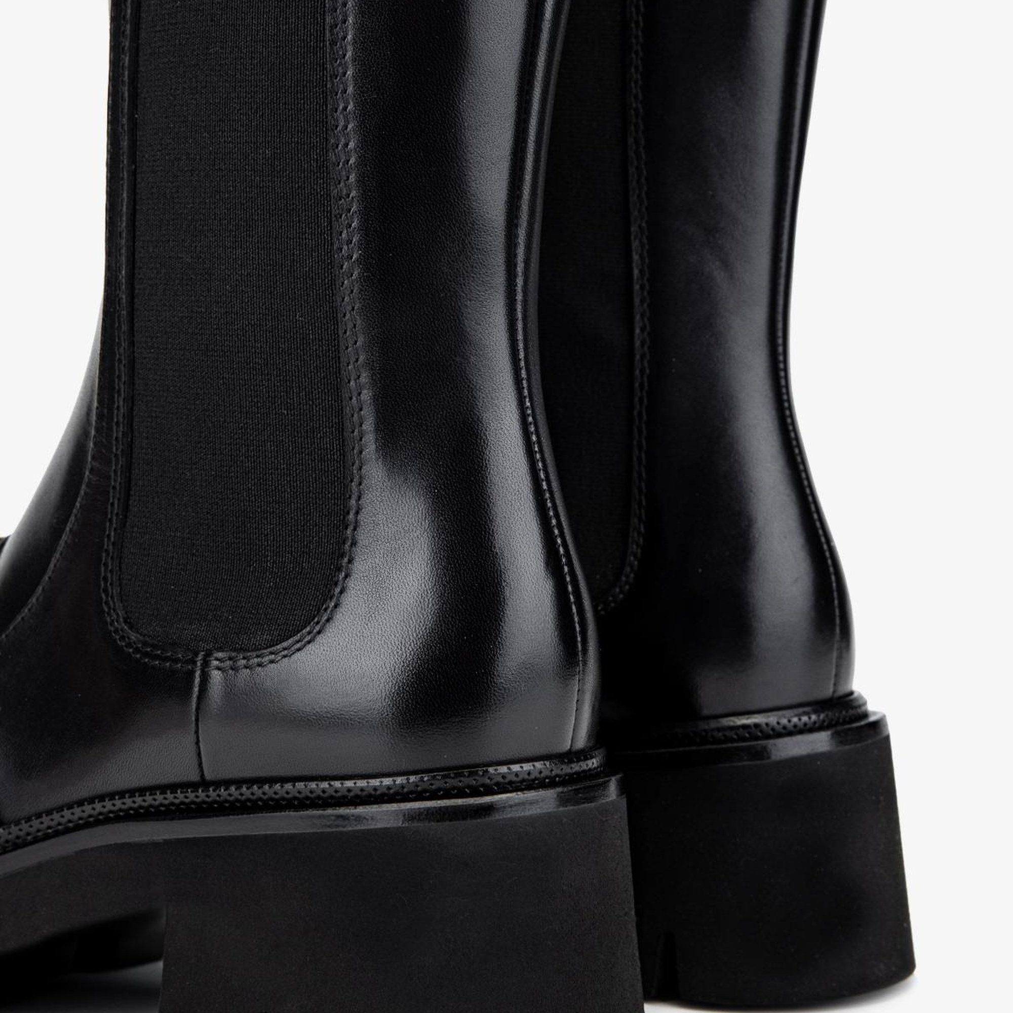 Valmenti Kadın Hakiki Deri Siyah Deri Casual Bot