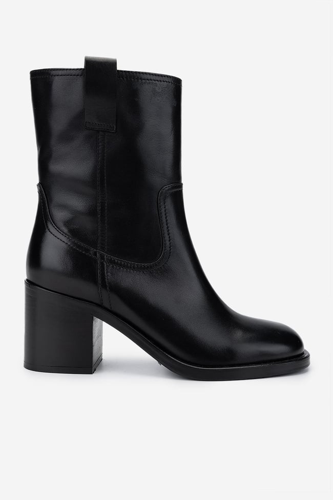  Valmenti Kadın Hakiki Deri Siyah Deri Casual Bot