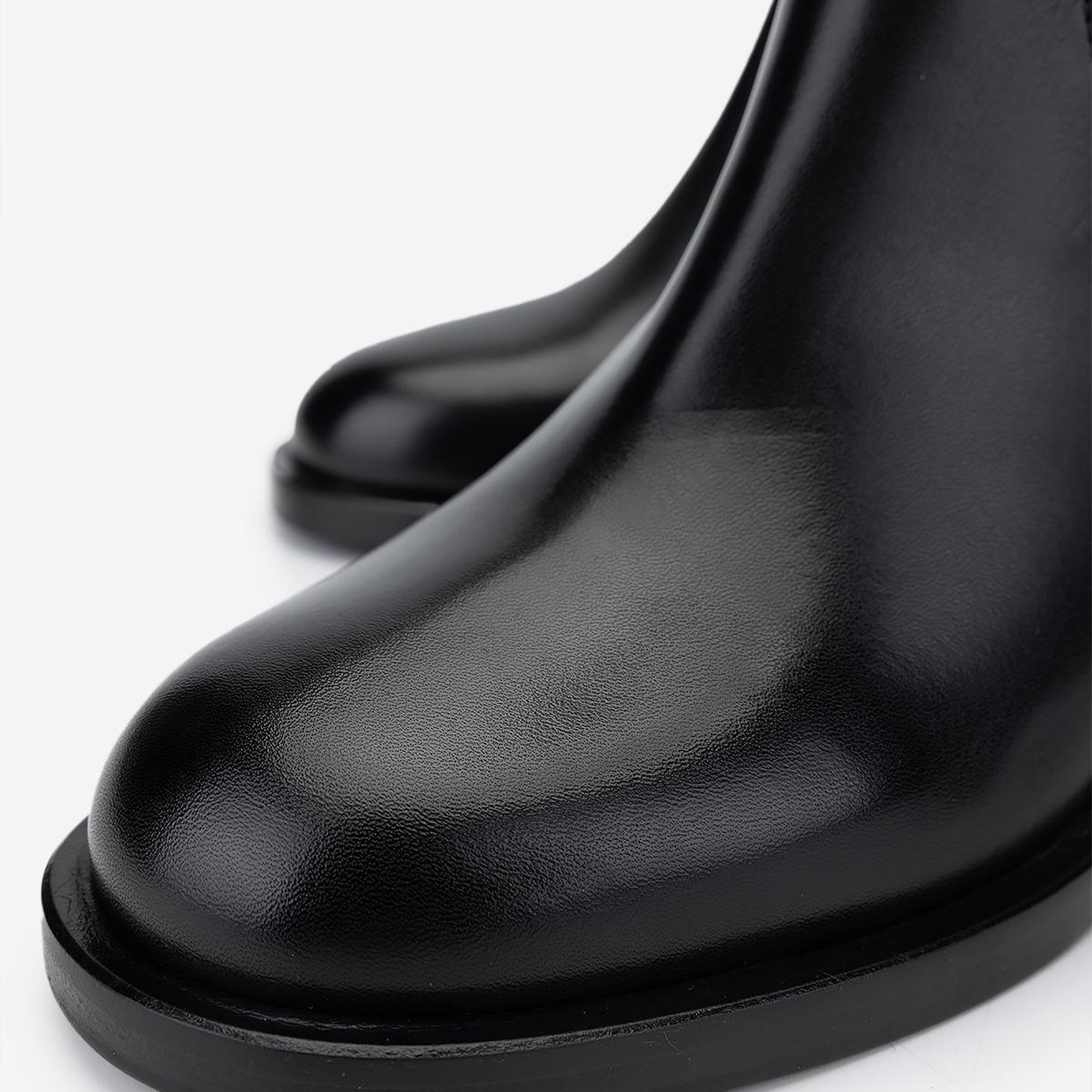 Valmenti Kadın Hakiki Deri Siyah Deri Casual Bot