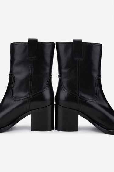  Valmenti Kadın Hakiki Deri Siyah Deri Casual Bot