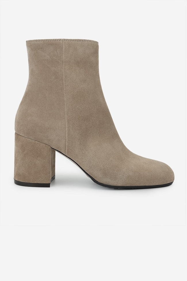  Valmenti Kadın Hakiki Deri Bej Süet Casual Bot