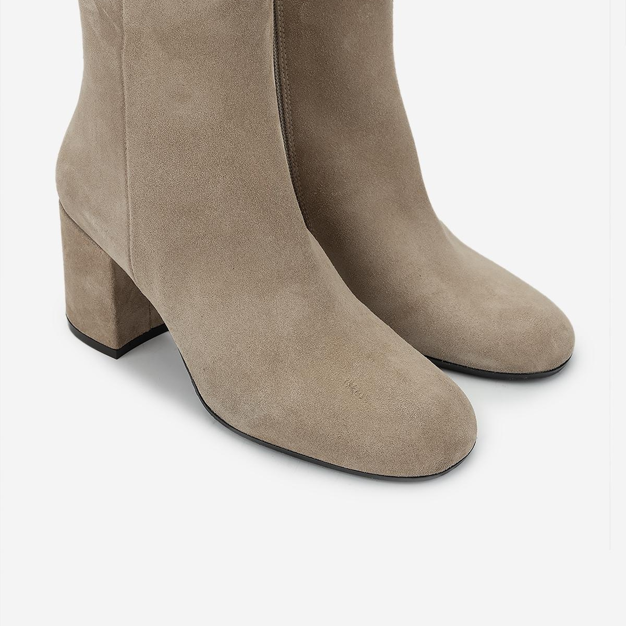 Valmenti Kadın Hakiki Deri Bej Süet Casual Bot