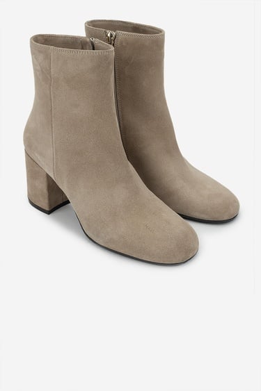  Valmenti Kadın Hakiki Deri Bej Süet Casual Bot