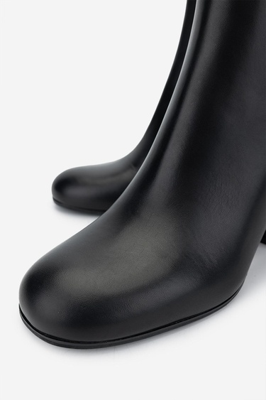  Valmenti Kadın Hakiki Deri Siyah Deri Casual Bot