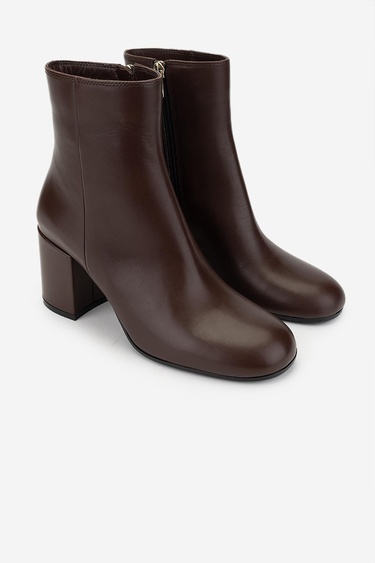  Valmenti Kadın Hakiki Deri Taba Deri Casual Bot