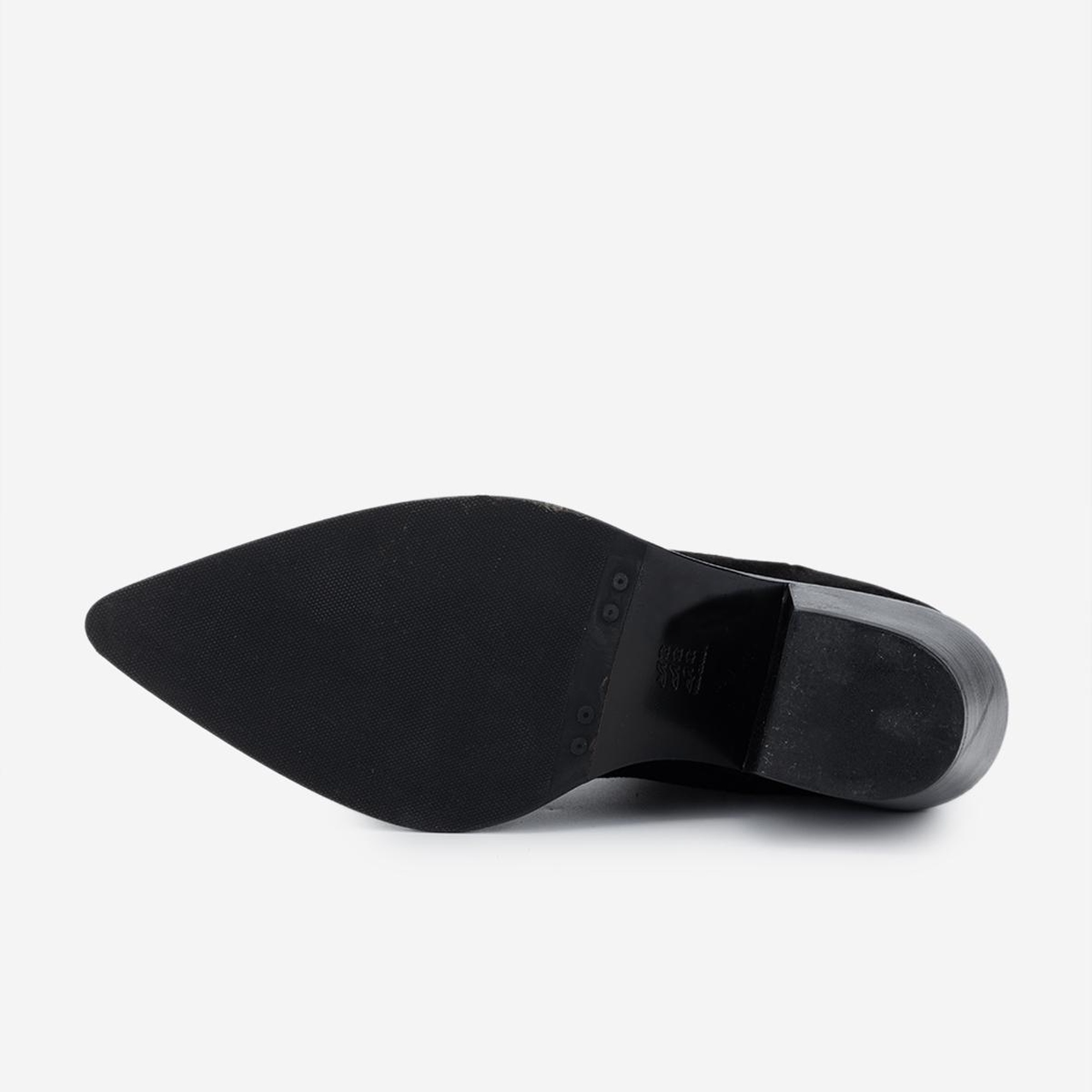 Valmenti Kadın Hakiki Deri Siyah Süet Casual Bot